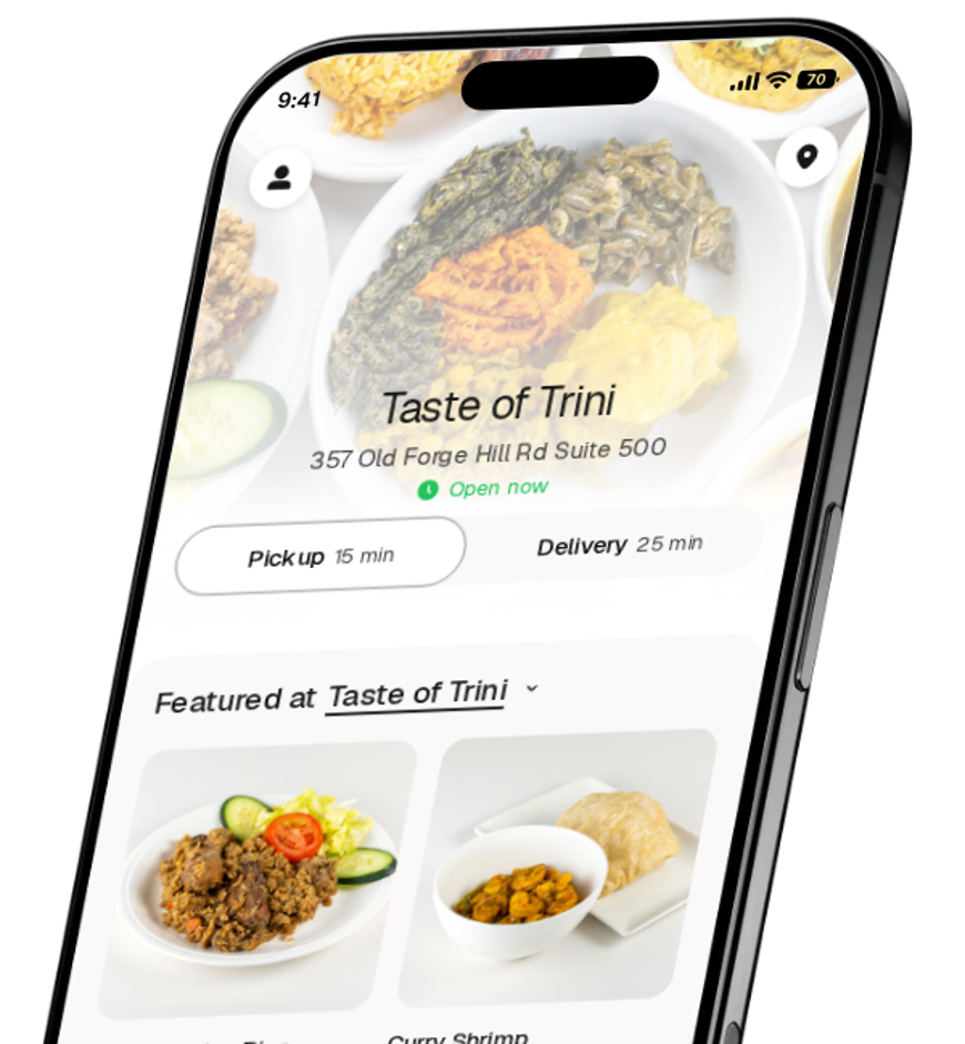 Taste of Trini app preview